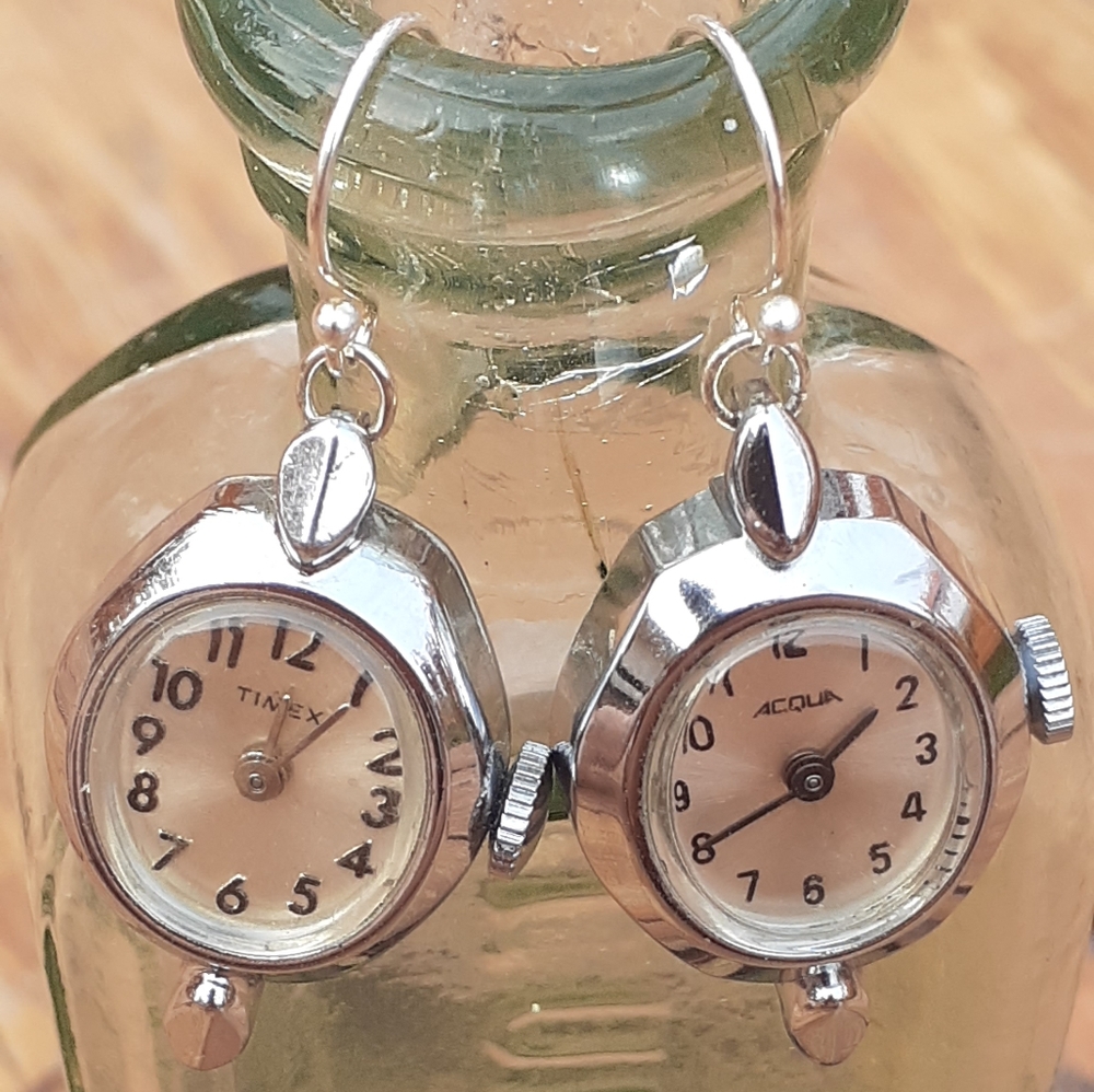 Custom Watch Earrings